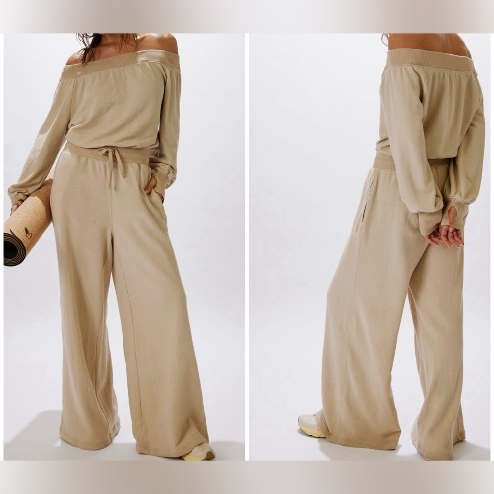 FP Movement by Free People Tan Jumpsuit